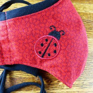 Custom Embroidered Face Mask w/ stretchy nose band